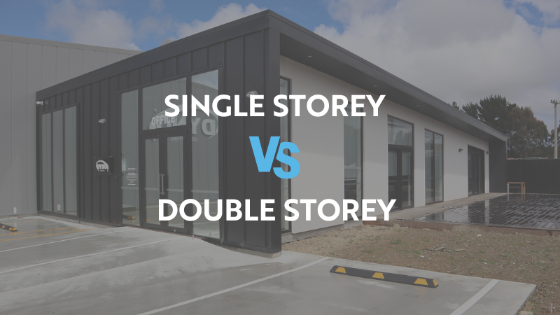 single vs double storey commercial office buildings