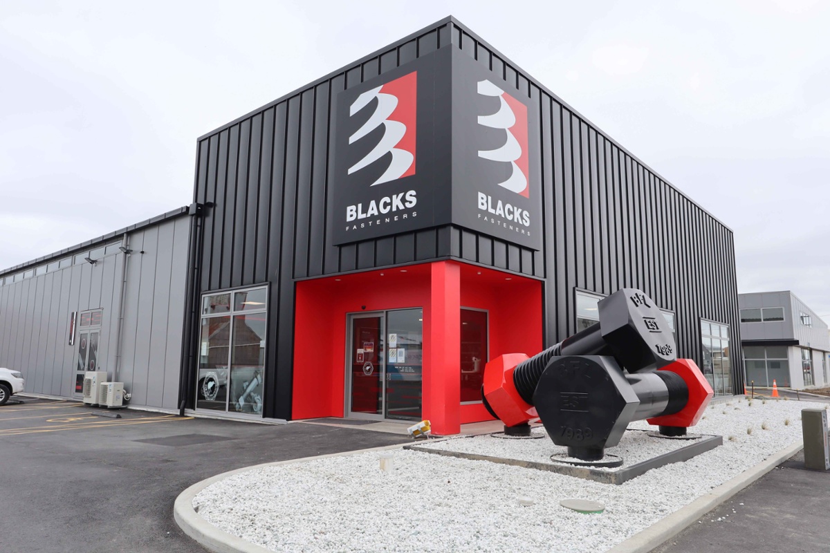 Black Fasteners' commercial building